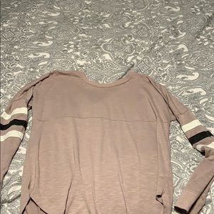 Pinkish purple “Never look back” long sleeve